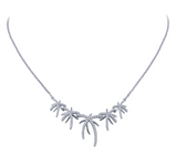 sterling silver palm tree necklace