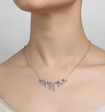sterling silver palm tree necklace
